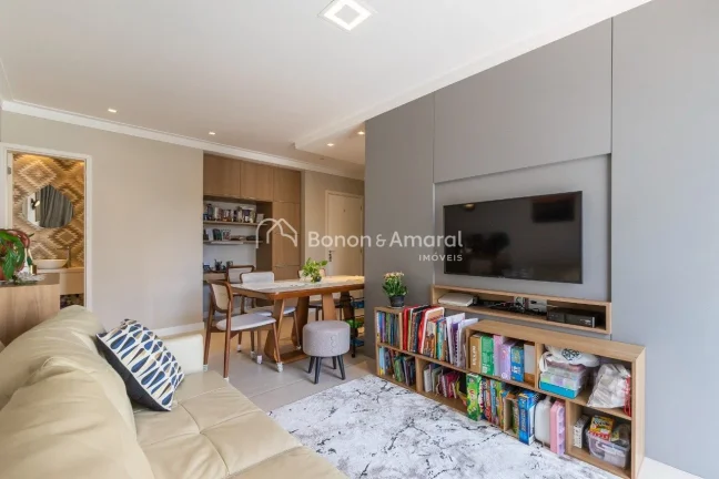 Imagem Apartamento à venda com 2 suítes no Cambuí. Possui 72m² e foi reformado com projeto de arquiteta...