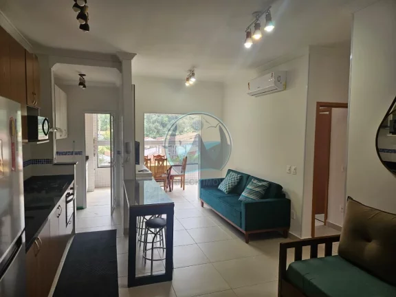 Imagem Apartamento à venda em Ubatuba-SP, Toninhas: 2 quartos, 1 suíte, sala, banheiro, 1 vaga. 62m² de conforto!