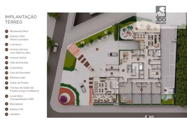 Imagem Apartamento Garden a Venda no bairro Alto da Glória - Curitiba, PR