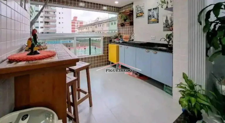 Imagem Apartamento à venda, 74 m² por R$ 700.000,00 - Canto do Forte - Praia Grande/SP