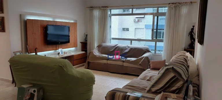 Imagem Apartamento 3 dorm/ 1 suíte/ 2 vagas - à venda, 153 m² por R$ 955.000 - Ponta da Praia - Santos/SP