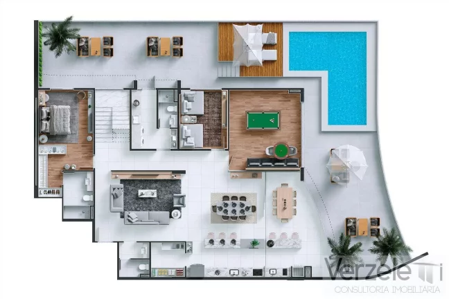 Imagem Apartamento Quadra Mar para Venda em Itajaí / SC no bairro Praia Brava