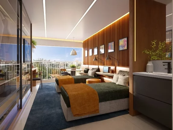 Imagem Studio à venda em São Paulo, Perdizes, com 1 quarto, 27,15m2 Imagem Studio à venda em São Paulo, Perdizes, com 1 quarto, 27,15m2