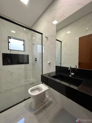 Imagem Casa à Venda no Afonso Queiroz em Patos de Minas – 3 Quartos, Suíte, Churrasqueira e Segurança