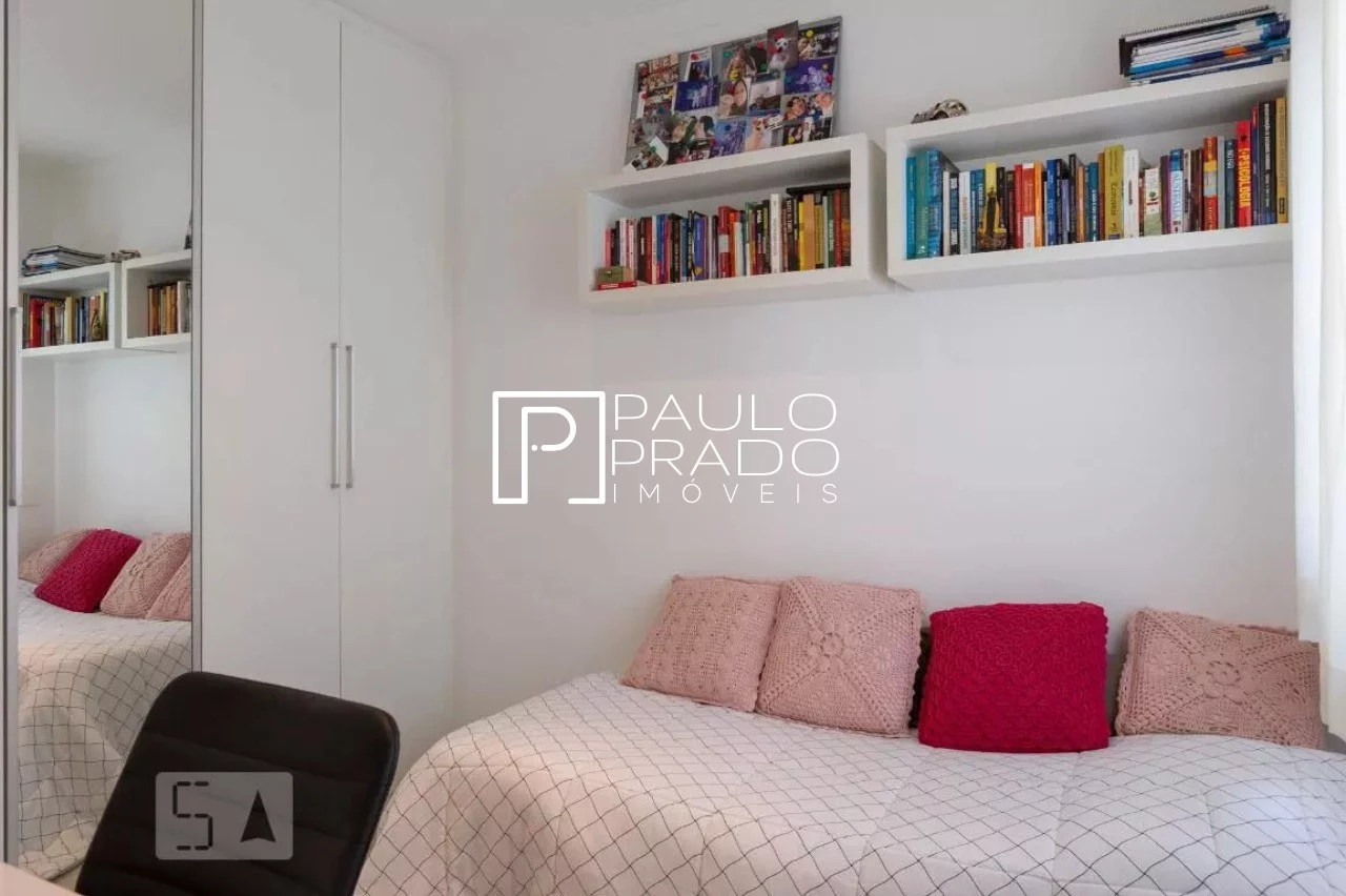 Imagem Este apartamento de 3 quartos, sendo 1 suíte, 2 salas, 2 banheiros, 2 vagas de garagem e incríveis 87,00 m2 para venda na Lapa
