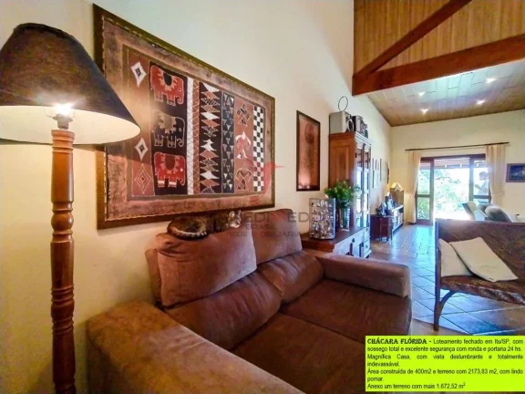 Imagem VENDO Magnífica Casa plana em Itu/SP, com piscina , vista deslumbrante e sossego total