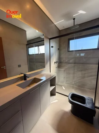 Imagem Residência de Luxo em Condomínio no Alphaville Ribeirão Preto-SP: 4 Quartos, 4 Suítes, 2 Salas, 4 Banheiros, 262,14m².