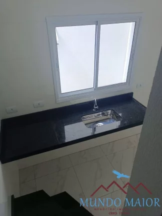 Imagem Excelente oportunidade! Cobertura nova com 100m-Vila Scarpelli -Sto Andr?(C)