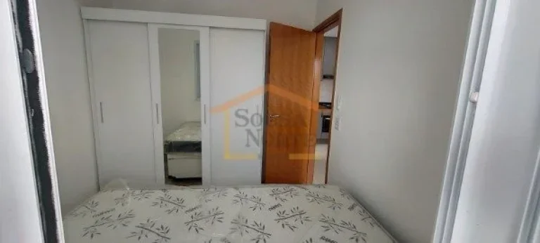Imagem Apartamento mobiliado, 2º andar, com elevador. Possui 1 dormitório, sala, cozinha e banheiro. Imó...