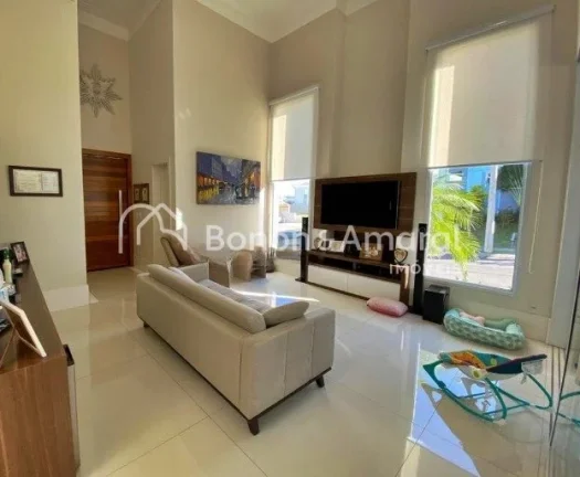 Imagem Casa à venda, 3 quartos, em condomínio, na região do Alphaville Campinas.

Casa térrea, com ambi...