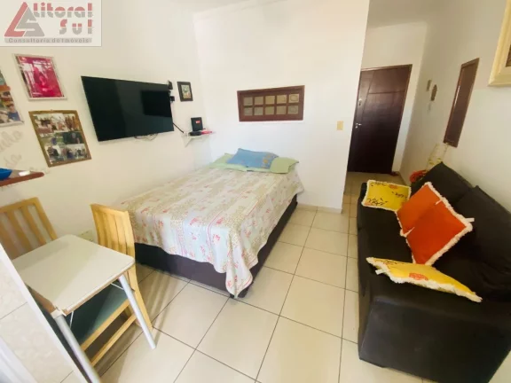 Imagem Apartamento à venda em Praia Grande-SP, bairro Ocian: 1 quarto, 1 sala, 1 banheiro, 1 vaga, 28m². Venha conferir!