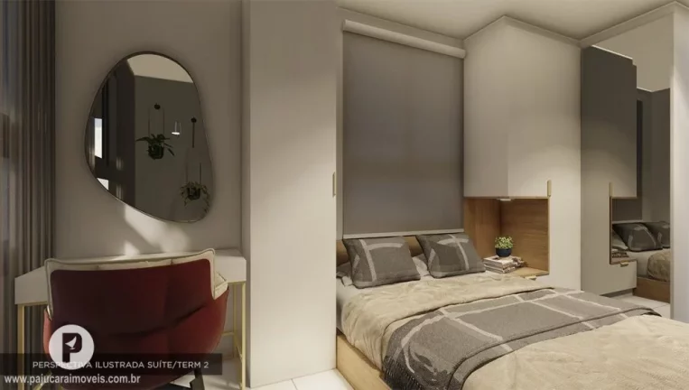Imagem Quarto Sala [41m²] ÷ 60 meses, próx. ao Palato Ponta Verde