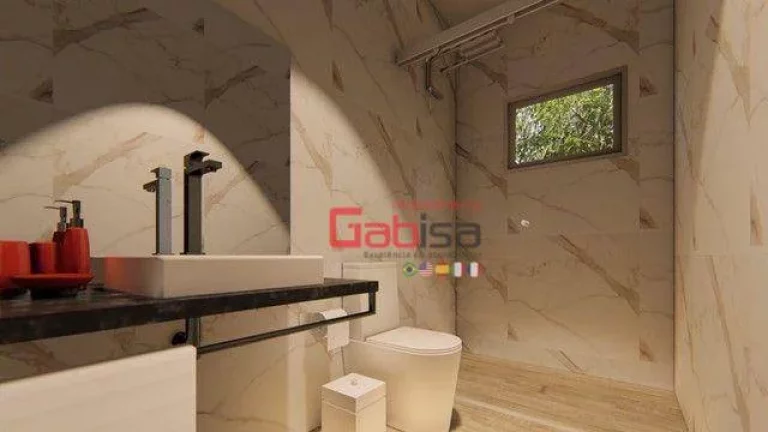 Imagem Casa com 3 dormitórios à venda, 87 m² por R$ 450.000 - Ogiva - Cabo Frio/RJ