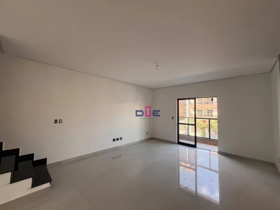 Imagem Sobreposta alta duplex com piscina, 3 suites e 2 vagas. Alto padrão no Boqueirão em Santos.