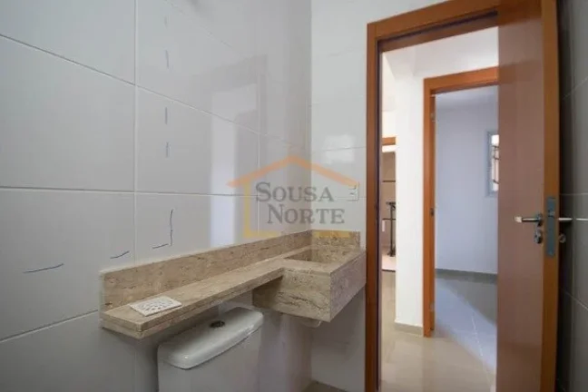 Imagem Apartamento com 33,10m², dispõe de 2 dormitórios, sala para dois ambientes, cozinha com gabinete ...