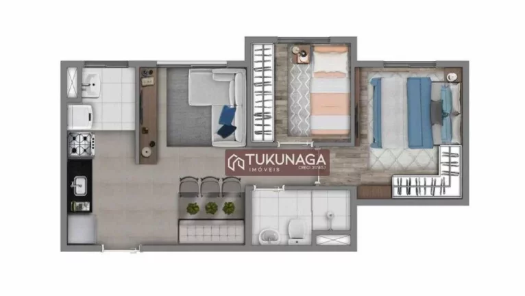 Imagem Apartamento à venda, 35 m² por R$ 320.000,00 - Jardim América da Penha - São Paulo/SP