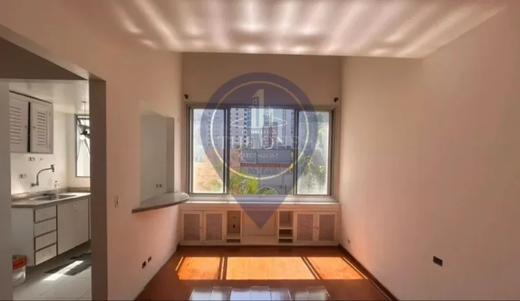 Imagem Apartamento à venda no Brooklin Paulista, São Paulo-SP: 1 quarto, 1 suíte, 1 sala, 2 banheiros, 1 vaga - 49m² de área!