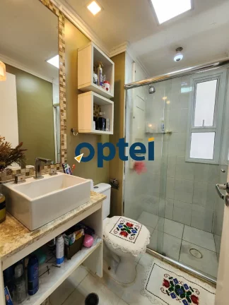 Imagem Apartamento de 2 dorms (suíte), 1 vaga com churrasqueira à carvão no condominio Exuberance Club