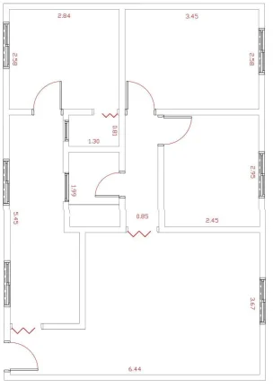 Imagem Apartamento para Locação com 3 Dormitórios e Suíte - 66 m²