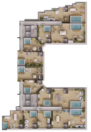Imagem Apartamento à venda, 55 m² por R$ 756.892,50 - Bessa - João Pessoa/PB