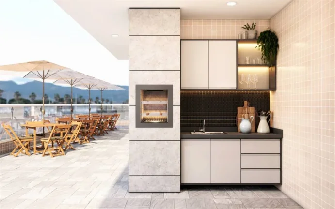 Imagem APARTAMENTO COM 97.34 m² - AVIAÇÃO - PRAIA GRANDE SP