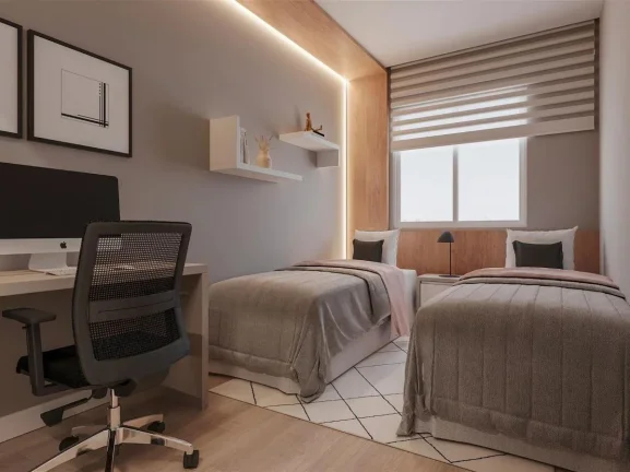 Imagem Apartamento 2 quartos novo. Bairro Boa Vista em Curitiba.
