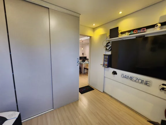 Imagem Apartamento de 2 dorms (suíte), 1 vaga com churrasqueira à carvão no condominio Exuberance Club