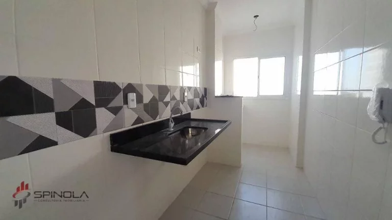 Imagem Apartamento com 2 dormitórios à venda, 56 m² por R$ 395.000,00 - Mirim - Praia Grande/SP