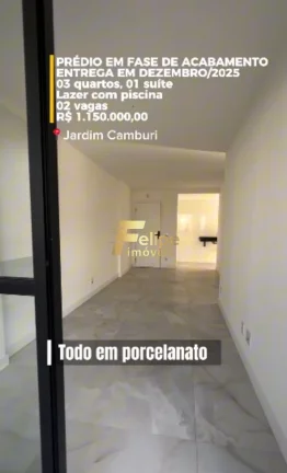 Imagem NÃO PERCA TEMPO E VENHA CONHECER ESSE NOVÍSSIMO APARTAMENTO DE 03 QUARTOS, SENDO 01 SUÍTE, SOL DA MANHÃ, EM JARDIM CAMBURI, VITÓRIA/ES!