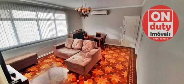 Imagem Apartamento à venda, 130 m² por R$ 680.000,00 - Embaré - Santos/SP