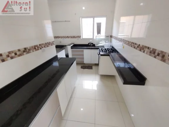 Imagem Casa em Condomínio para Locação em Praia Grande-SP no Bairro Sítio do Campo: 2 Quartos, 1 Sala, 1 Banheiro e 1 Vaga de Garagem!
