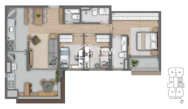 Imagem Apartamento à venda no bairro Vila Mariana - São Paulo/SP, Zona Sul