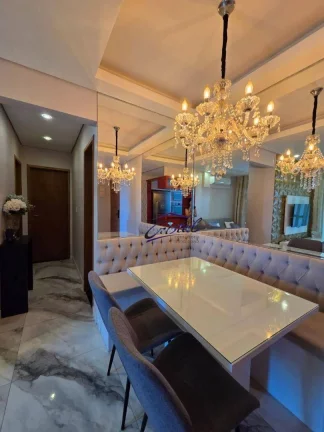 Imagem Apartamento com 2 dormitórios à venda, 66 m² por R$ 480.000 - Guilhermina - Praia Grande/SP