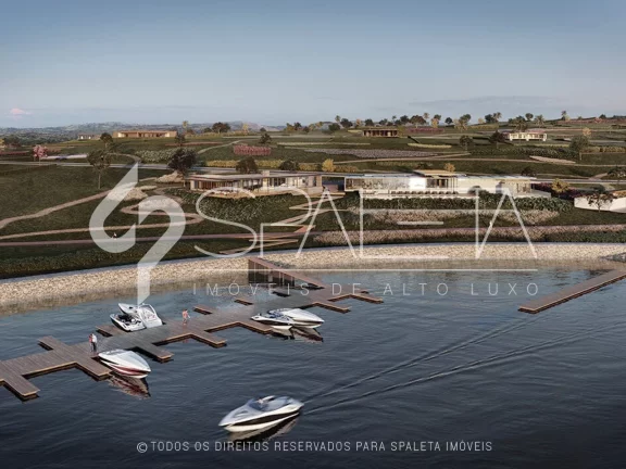 Imagem Terreno incrível com 5 mil m², vista livre 180° para a represa e uma Marina exclusiva à venda no residencial Brisas Avaré