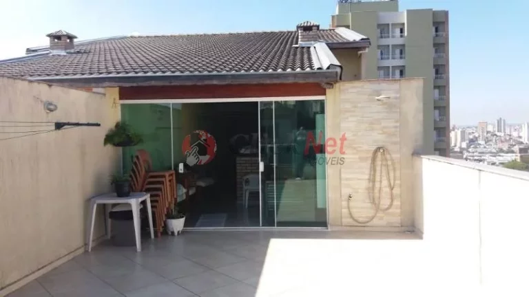 Imagem Excelente Cobertura para Venda no bairro Campestre em Santo André com 180m², 4 dormitório, 2 suíte, 3 vagas.