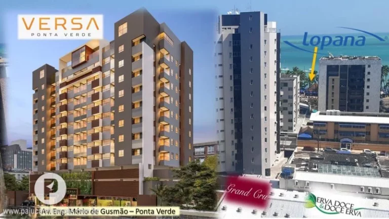 Imagem 02 quartos [78m²] na 2ª quadra de Ponta Verde, próx. ao Lopa