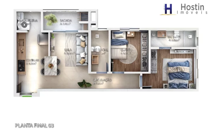 Imagem APARTAMENTO RESIDENCIAL em JOINVILLE - SC, SANTO ANTÔNIO