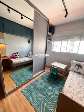 Imagem Apartamento com ar condicionado e móveis planejados,3 dormitórios(1 suite)2vagas
