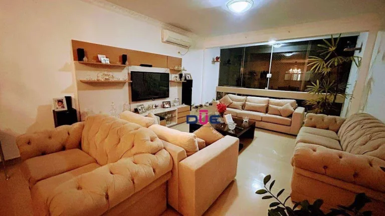 Imagem Apartamento com 3 dormitórios para alugar, 147 m² por R$ 6.500,00/mês - Gonzaga - Santos/SP