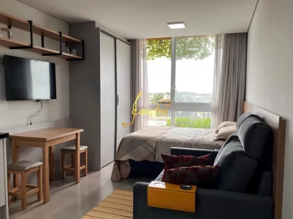 Imagem Apartamento loft(JK) com box e infra MOBILIADO E DECORADO