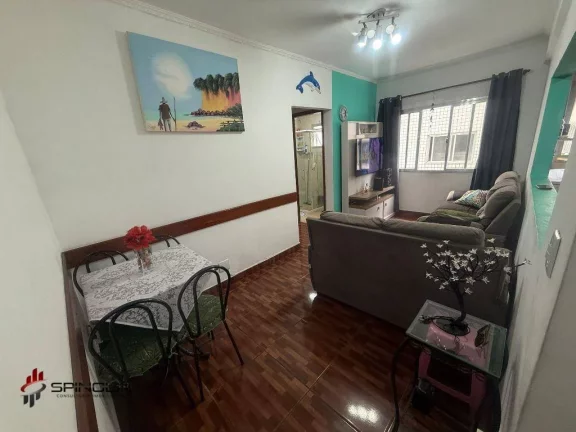 Imagem Apartamento com 2 dormitórios à venda, 59 m² por R$ 310.000,00 - Vila Caiçara - Praia Grande/SP