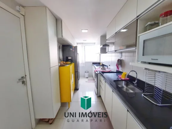 Imagem Apartamento de 130M² com 4 suítes, 2 vagas de garagem, prédio com área de lazer, Praia do morro, Guarapari-ES.