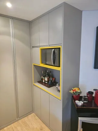 Imagem Apartamento à venda em São Paulo, Vila Nova Conceição, com 1 quarto, 37m2 e 1 vaga. Reformado e mobiliado.
