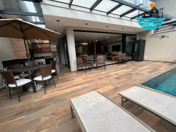 Imagem Imóveis a Venda em Juquehy, Locação Temporada na Rua da Praia em Juquehy com 4 suítes e 200m² de área construída | Juquehy Imobiliária
