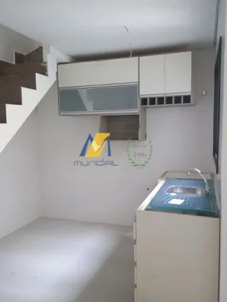 Imagem Cobertura Nova para Alugar com 90m², 2 dormitórios, 1 suíte, 1 sala e 1 vaga!!!