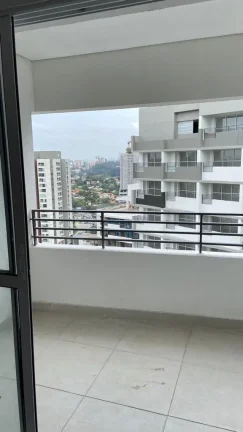 Imagem Apartamento 31 M², 1Q, 1 banheiro, 1 lavabo, ampla varanda, 1 vaga, rooftop com vista para Jockey, academia, piscina, salão de festas, lounge.
