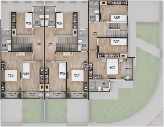 Imagem Venda Sobrado em Sertão do Maruim - 3 Dorms, 2 Suítes, R$570k