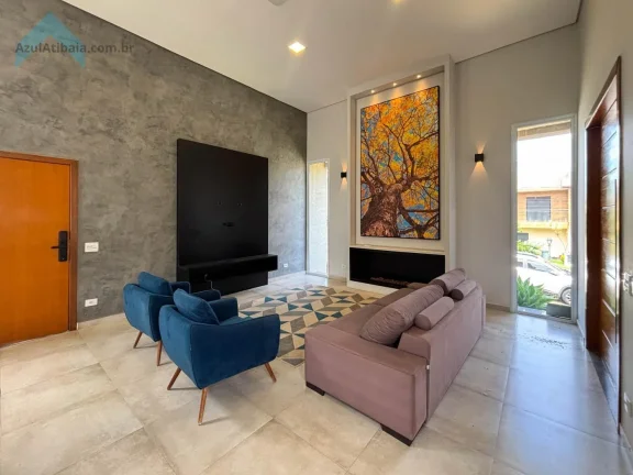 Imagem Casa térrea mobiliada com 3 suítes à venda no Condomínio