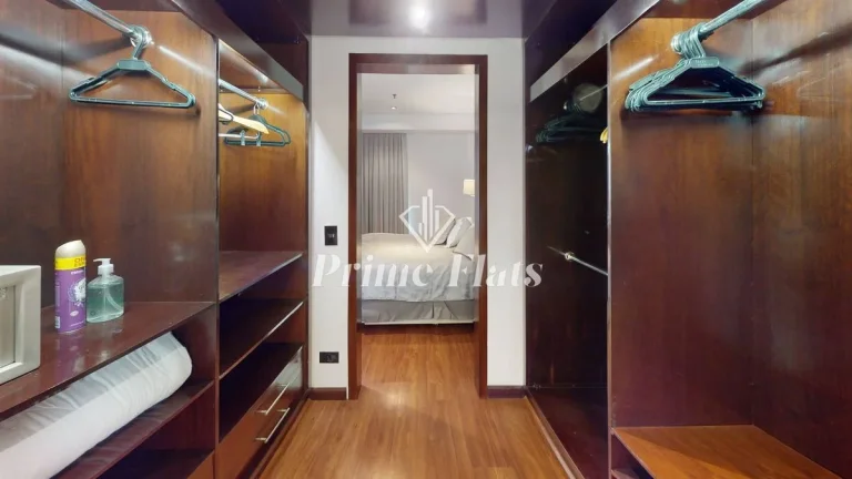 Imagem Flat disponível para venda no Etoile Hotels George V Itaim Bibi, com 60m², 1 dormitório e 1 vaga de garagem
