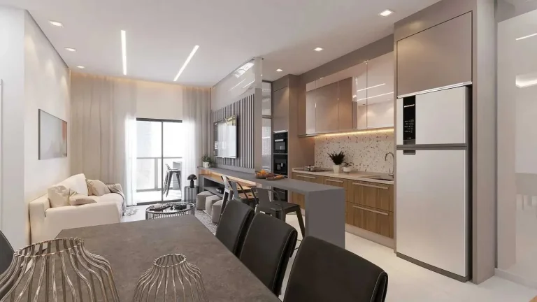 Imagem Apartamento na planta com 2 dormitórios sendo 1 suíte na Praia Brava em Itajaí.